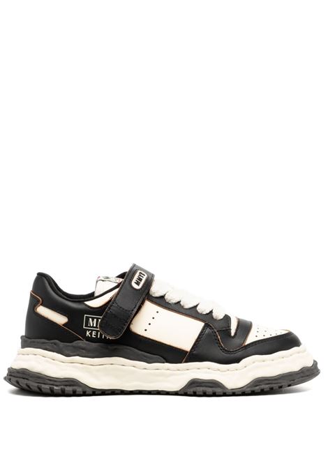 sneakers keith uomo nere e bianche in pelle MAISON MIHARA YASUHIRO | A13FW702BLACK